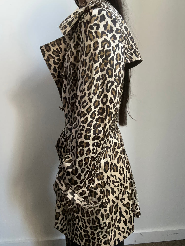Vintage Leopard Print Jacket Size XL