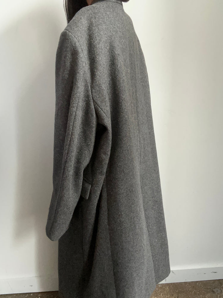 Vintage Grey Trench Coat Size XL