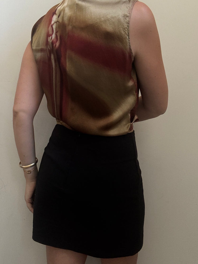 Vintage MaxMara Silk Sleeveless Blouse Size Small