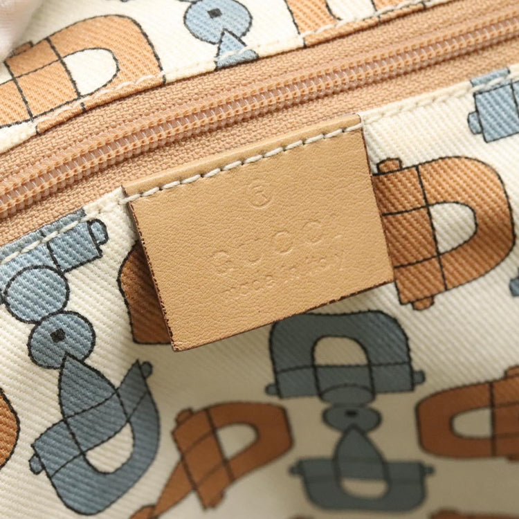 Beige Gucci Guccissima GG Canvas Sukey Hand Bag