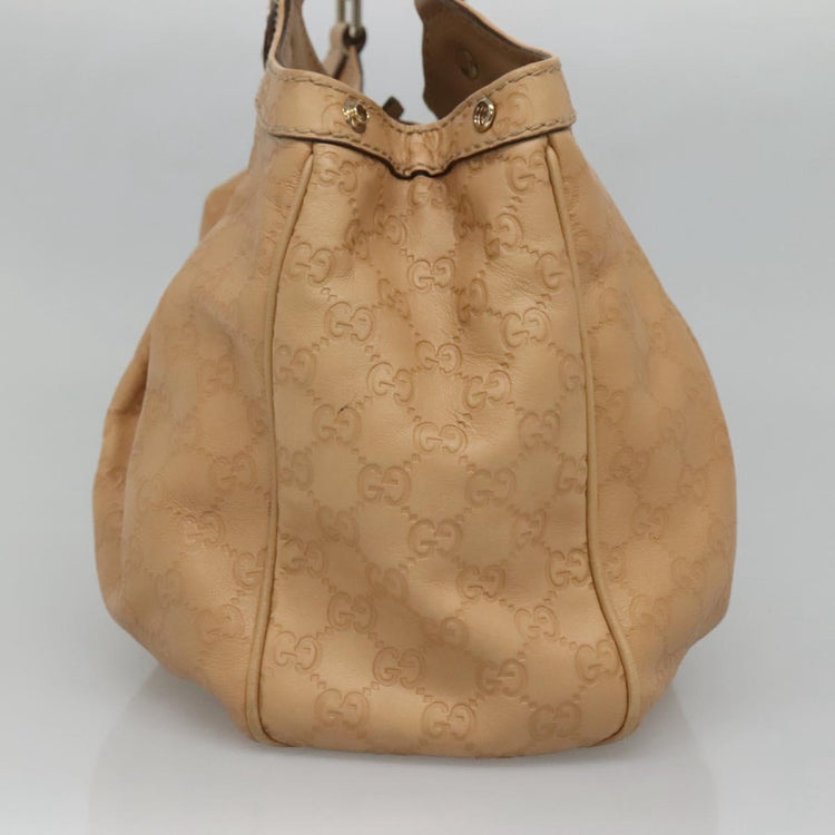 Beige Gucci Guccissima GG Canvas Sukey Hand Bag
