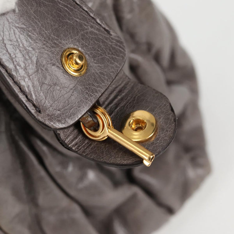 Vintage Miu Miu Grey 2 Way Shoulder Bag