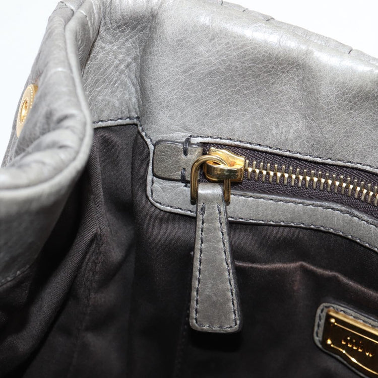 Vintage Miu Miu Grey 2 Way Shoulder Bag