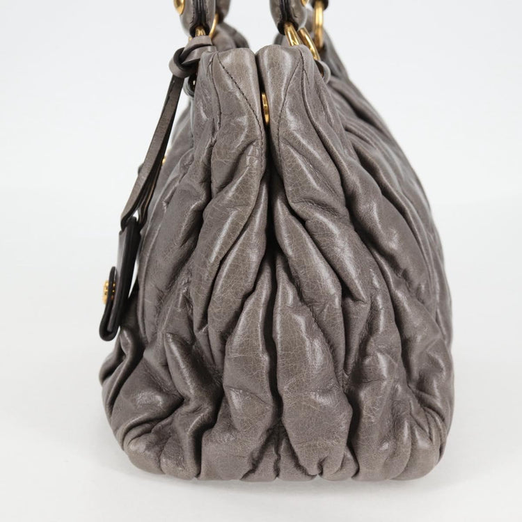 Vintage Miu Miu Grey 2 Way Shoulder Bag