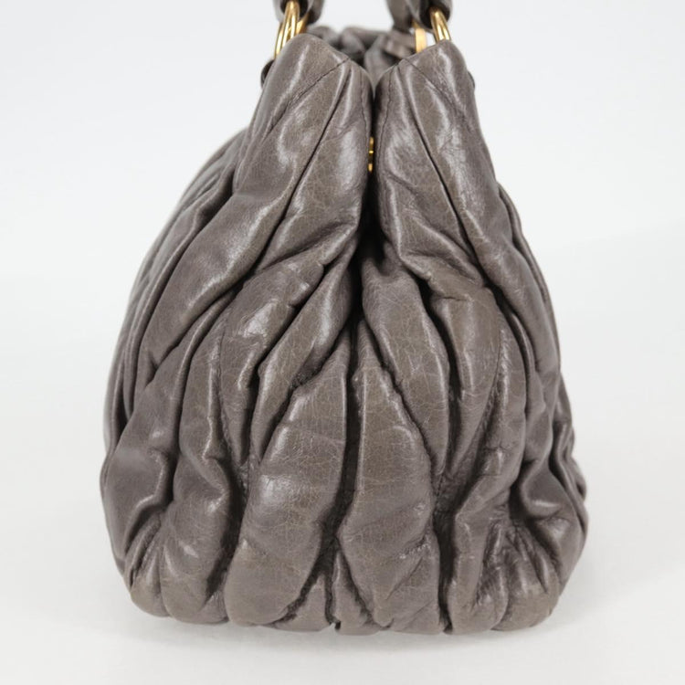 Vintage Miu Miu Grey 2 Way Shoulder Bag