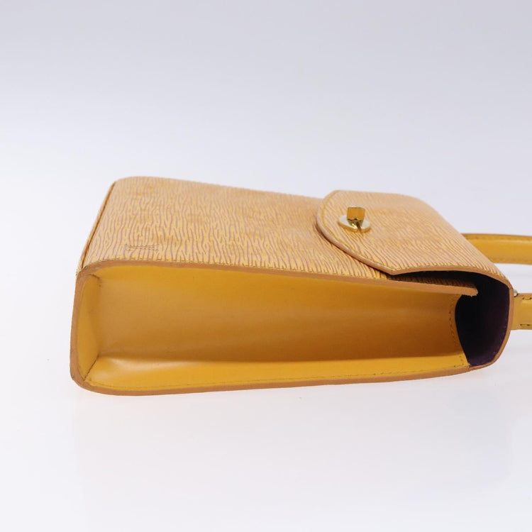 Vintage Louis Vuitton Yellow EPI Handbag