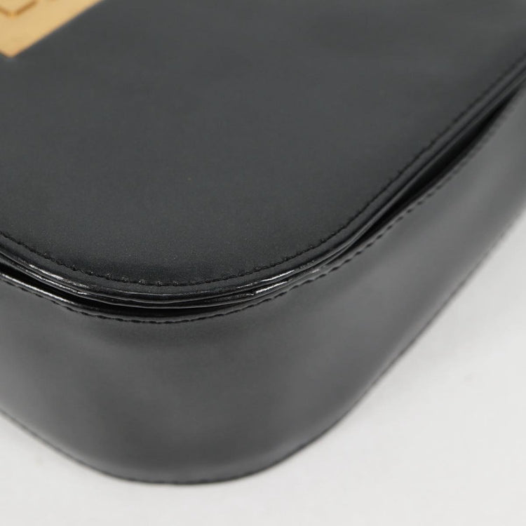 Vintage Givenchy Black Patent Leather Shoulder Bag