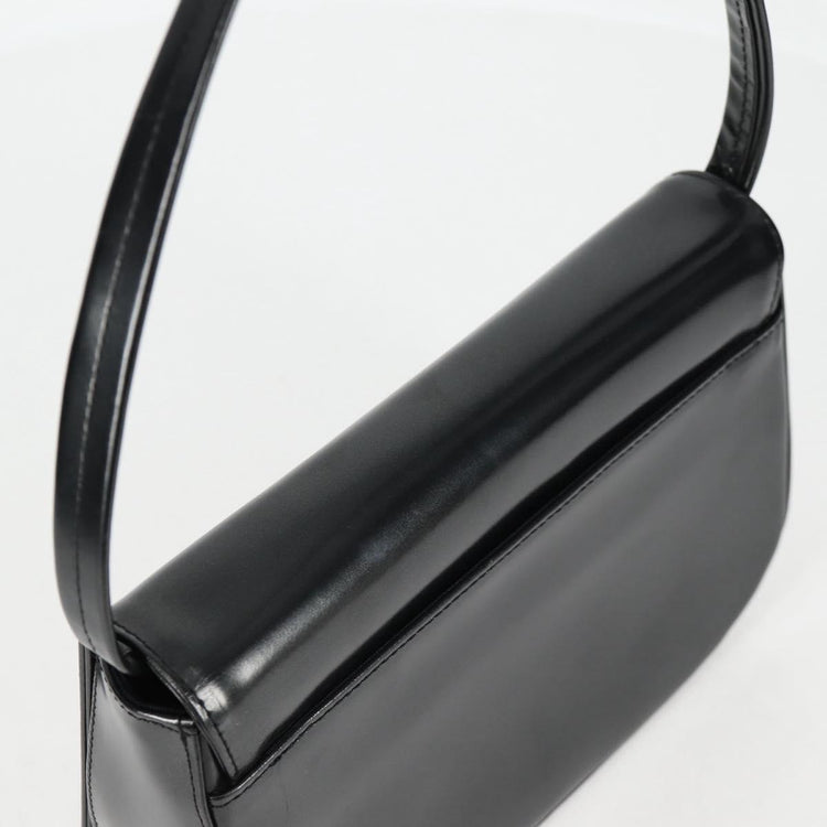 Vintage Givenchy Black Patent Leather Shoulder Bag