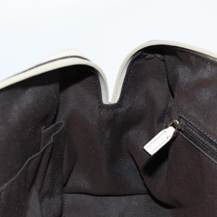 White Gucci GG Canvas Guccissima Bag