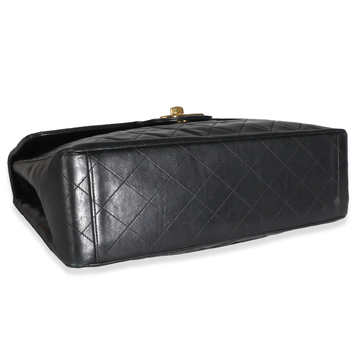 Vintage 24K 1991 Chanel Maxi XL Flap Bag