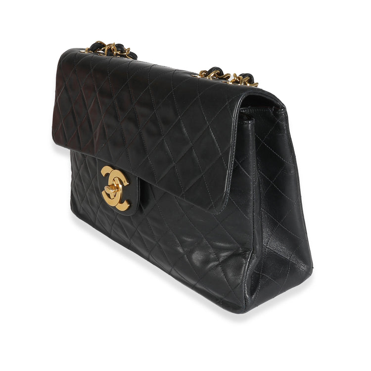 Vintage 24K 1991 Chanel Maxi XL Flap Bag