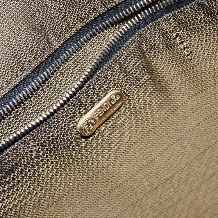 Vintage Fendi Zucca Canvas Vanity Pouch