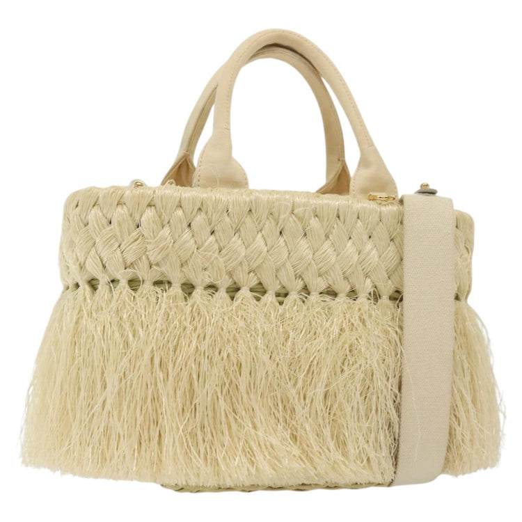Vintage Prada Raffia Hand Bag