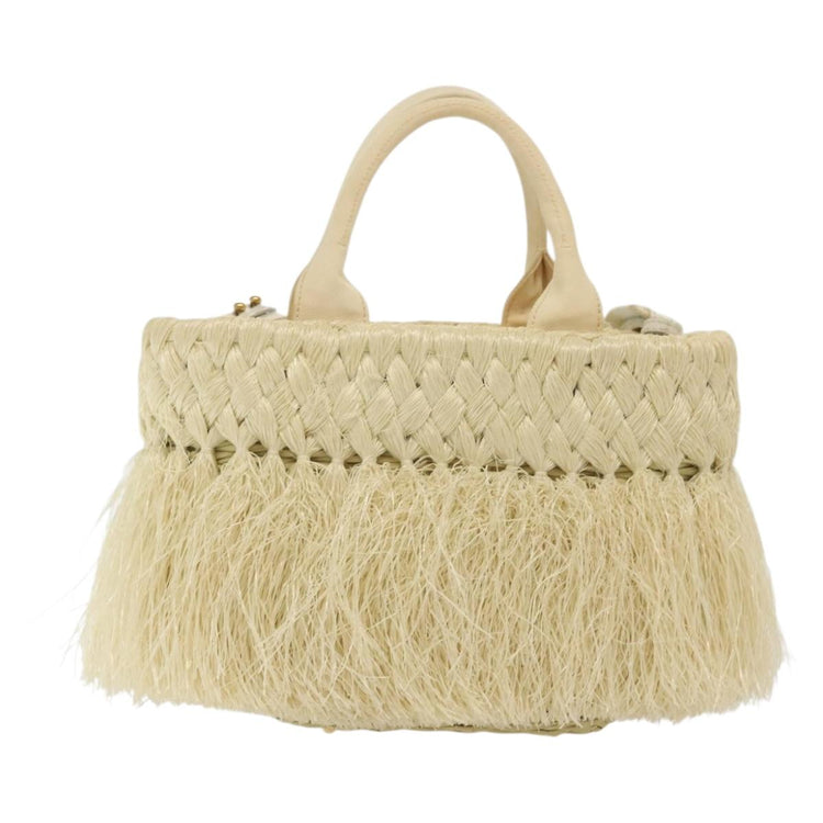 Vintage Prada Raffia Hand Bag