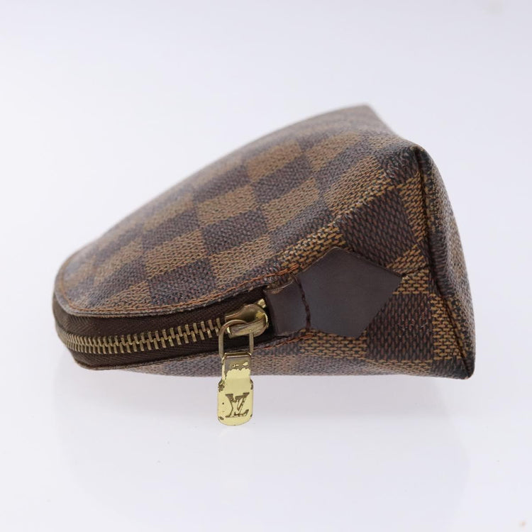 Vintage Louis Vuitton Damier Ebene Pochette Cosmetic PM Pouch