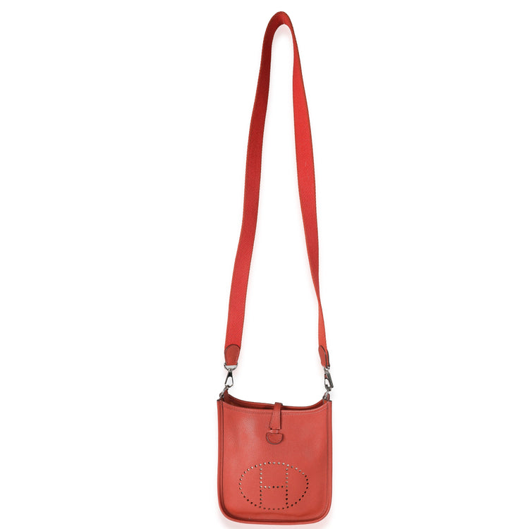Hermes 2017 Cuivre Epsom Mini Evelyne