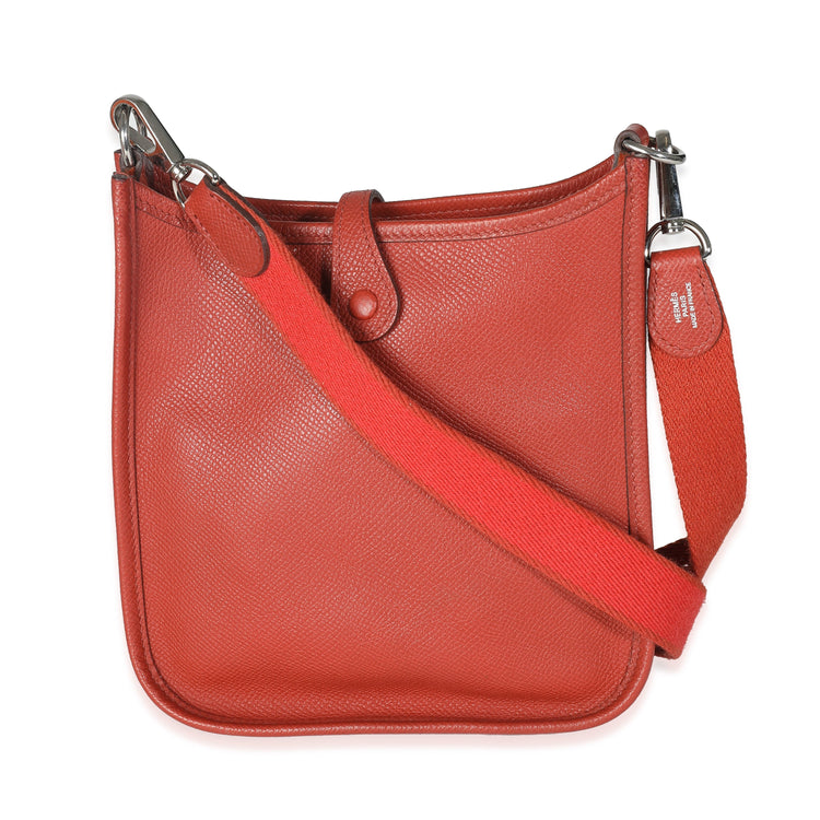 Hermes 2017 Cuivre Epsom Mini Evelyne