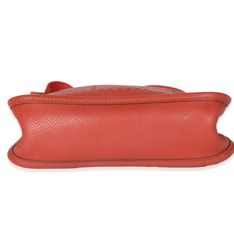 Hermes 2017 Cuivre Epsom Mini Evelyne