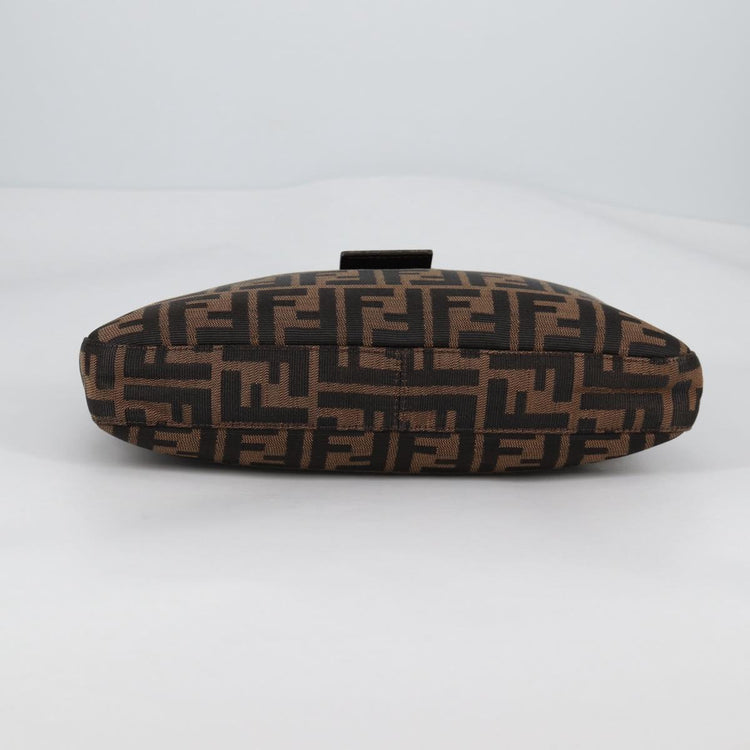 Vintage Fendi Zucca Canvas Mamma Baguette Shoulder Bag