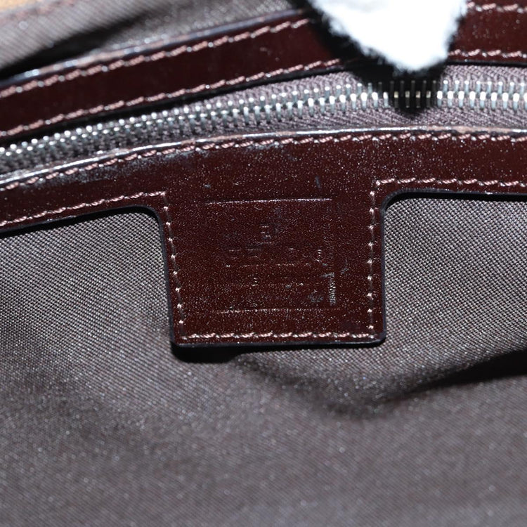 Vintage Fendi Zucca Canvas Mamma Baguette Shoulder Bag