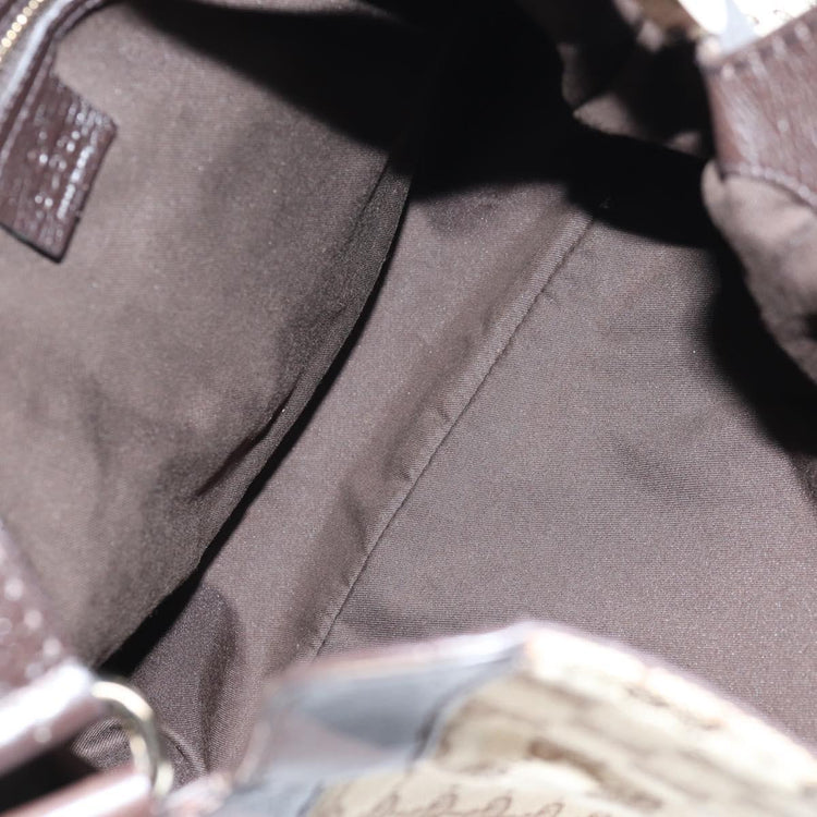Vintage Gucci GG Canvas Charlotte Shoulder Bag