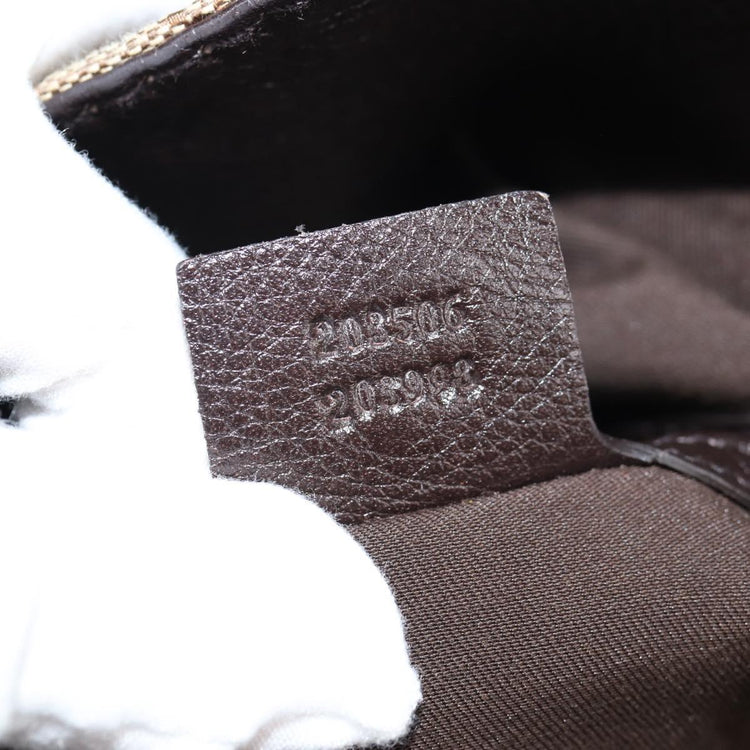 Vintage Gucci GG Canvas Charlotte Shoulder Bag