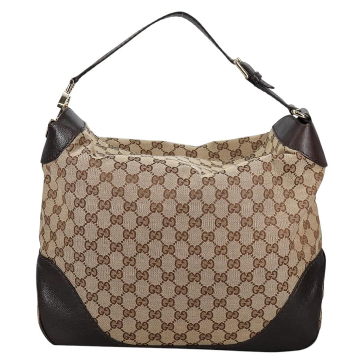 Vintage Gucci GG Canvas Charlotte Shoulder Bag