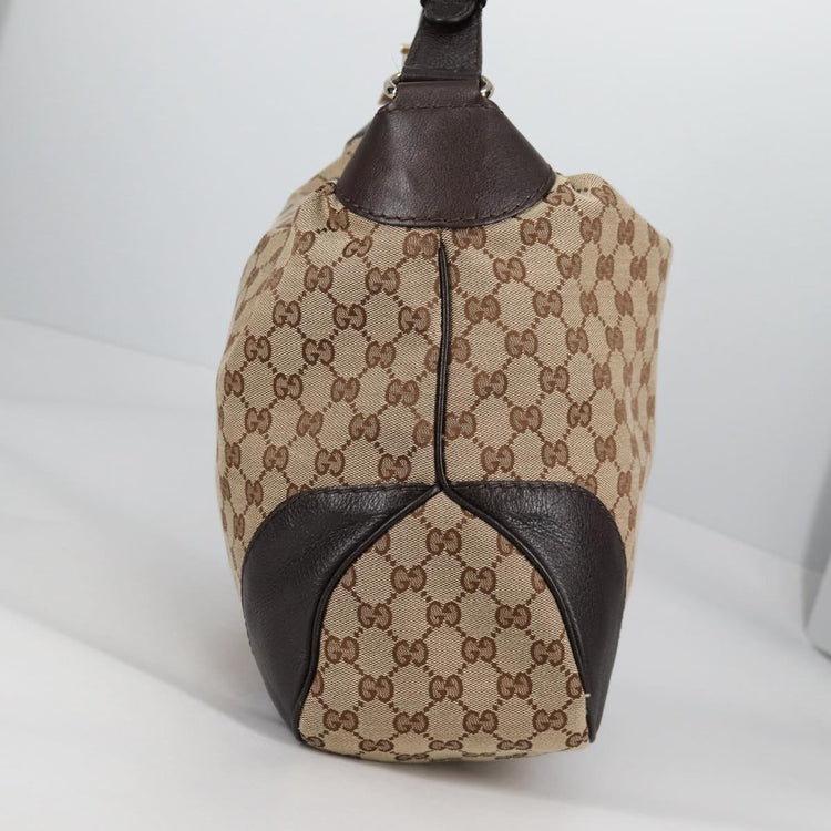 Vintage Gucci GG Canvas Charlotte Shoulder Bag