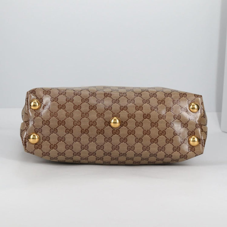 Vintage Gucci Babushka GG Crystal Tote Bag