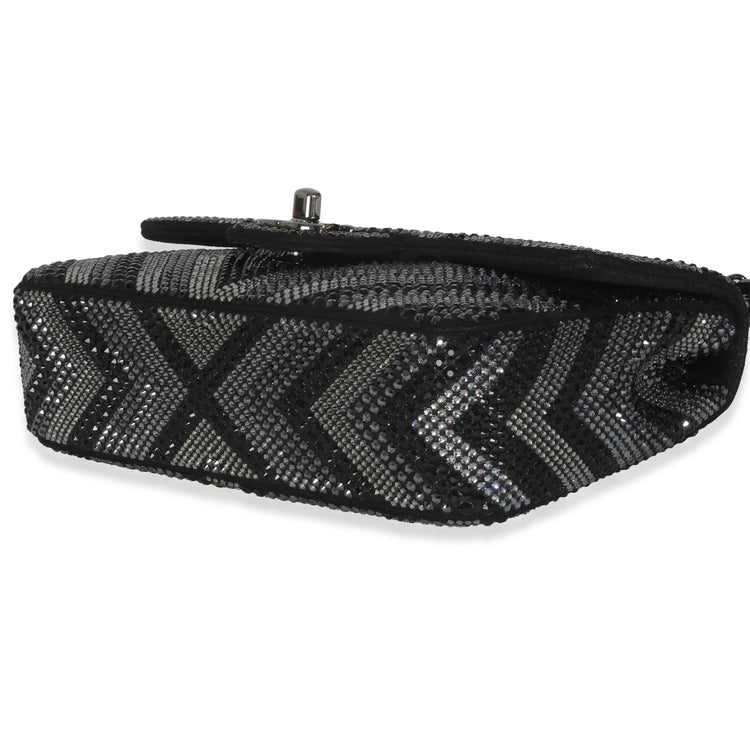 2015 Chanel Crystal Chevron Mini Flap Bag