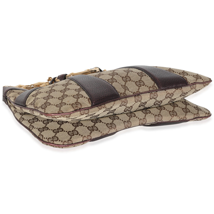 Vintage Gucci by Tom Ford Metallic Purple Bamboo Bag
