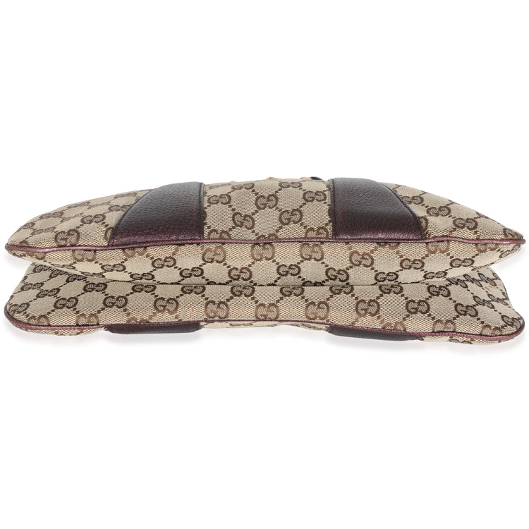 Vintage Gucci by Tom Ford Metallic Purple Bamboo Bag