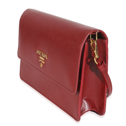 Pre-Loved Prada Red Crossbody Wallet
