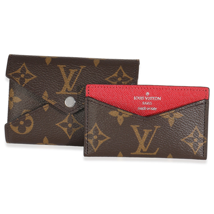 Vintage 2005 Pink Monogram Canvas Card Holder