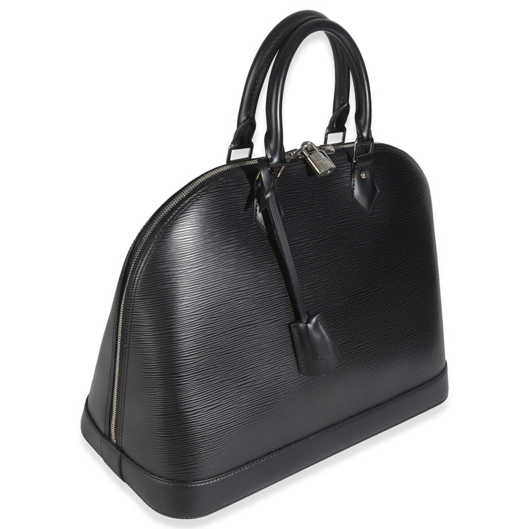 Vintage Louis Vuitton Black Epi Alma GM