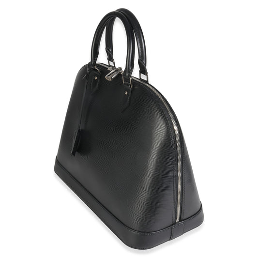 Vintage Louis Vuitton Black Epi Alma GM