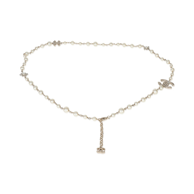 Gold-Plated 2020 Strass Necklace