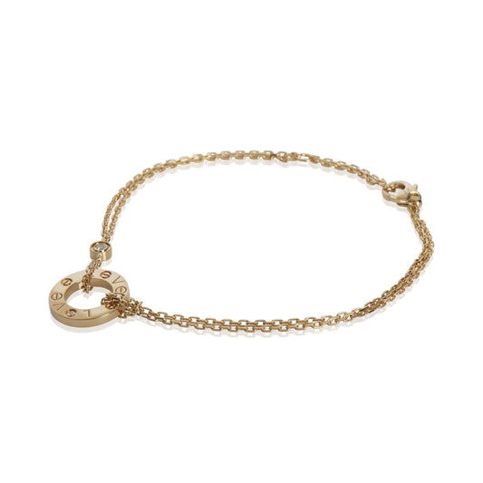 Yellow Gold Diamond Love Bracelet