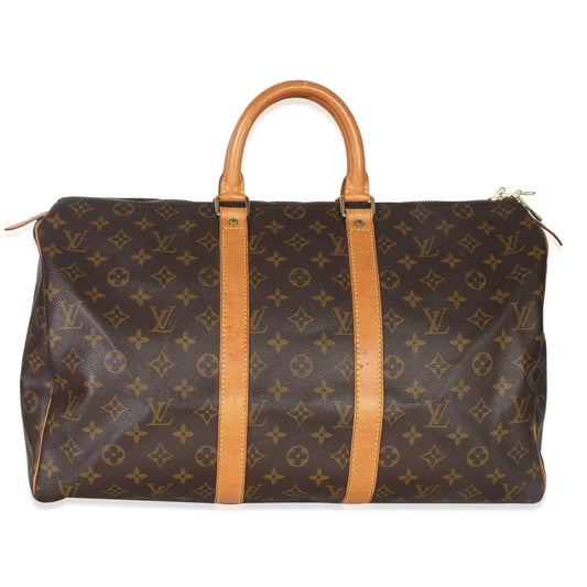 Monogram Canvas Keepall Bandouliere 45