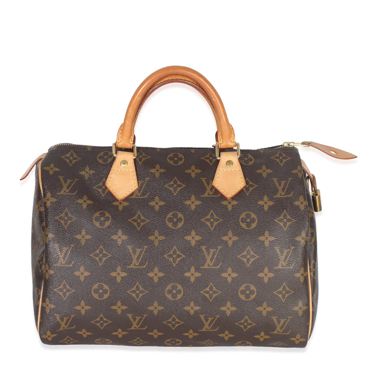 Louis Vuitton Monogram Canvas Speedy 30 Handbag fv