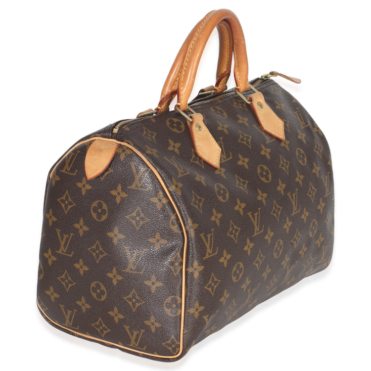 Louis Vuitton Monogram Canvas Speedy 30 Handbag pv