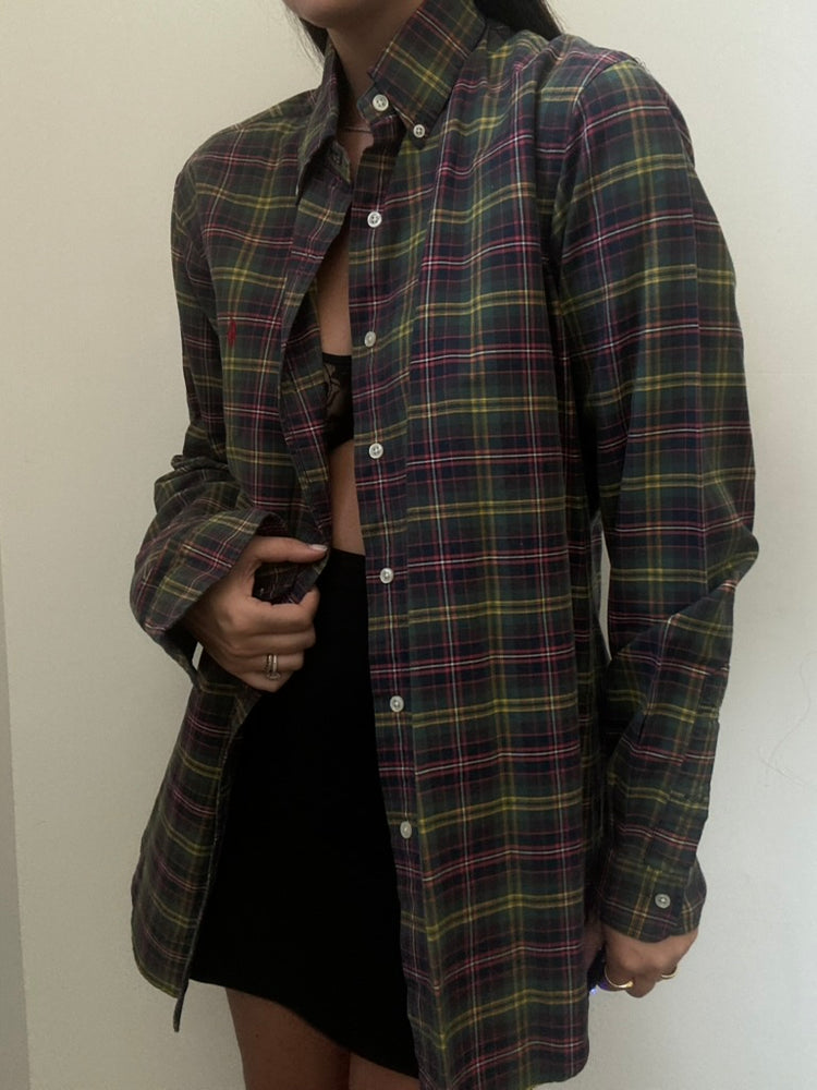 Vintage Ralph Lauren Plaid Button Up Size Medium