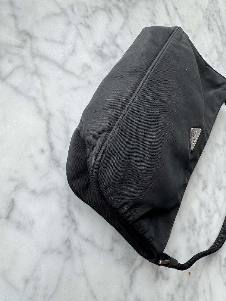 Vintage Prada Black Nylon Tessuto Bag