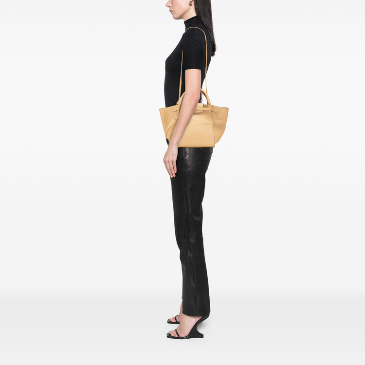 Celine Tan Leather Tote and Crossbody