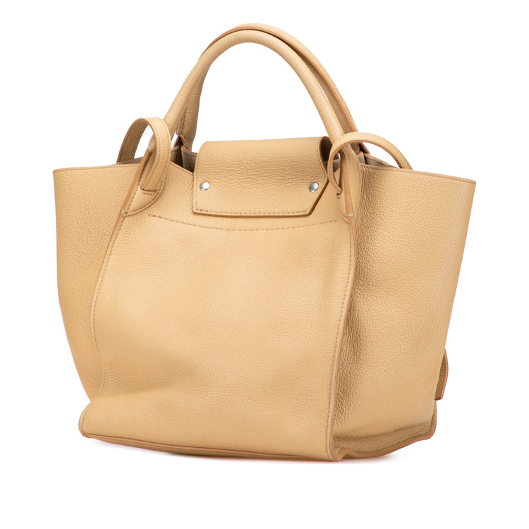 Celine Tan Leather Tote and Crossbody