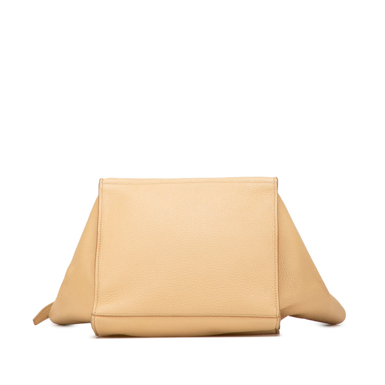 Celine Tan Leather Tote and Crossbody