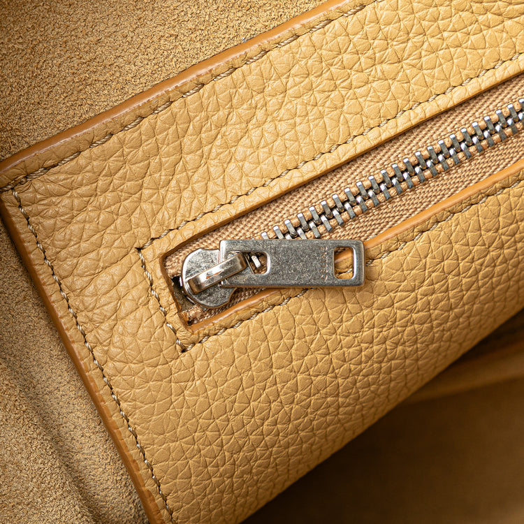 Celine Tan Leather Tote and Crossbody