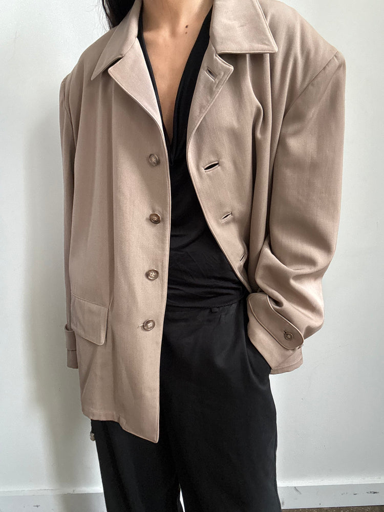 Vintage Tan Jacket Size Large