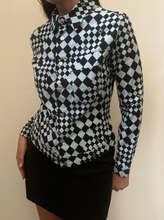 Vintage Gianfranco Ferre Italian Stretch Jacket Size Small
