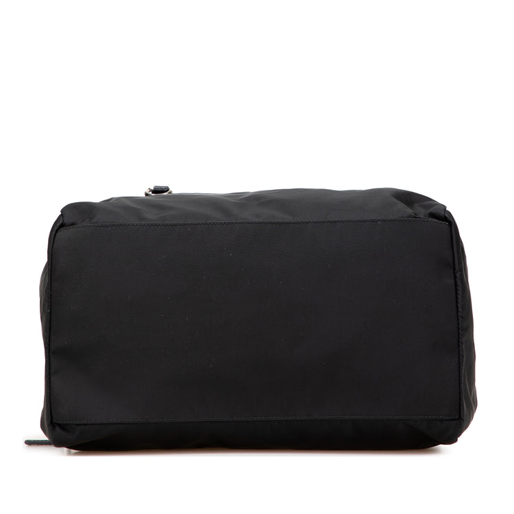 Prada Saffiano Trimmed Tessuto Handbag